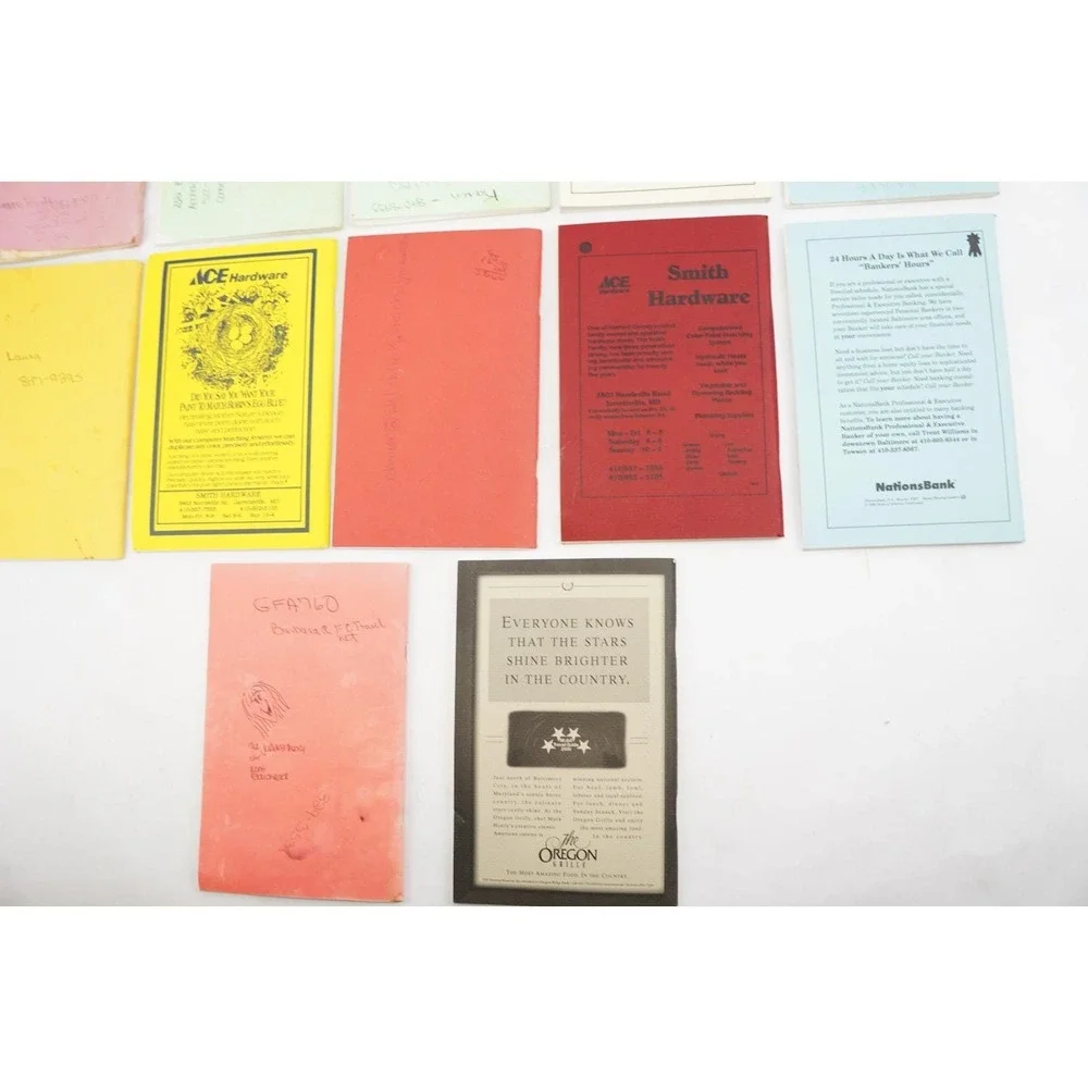 (Lot of 12) St. James Academy‎ Directory & Handbook 1994-2000, Monkton Maryland